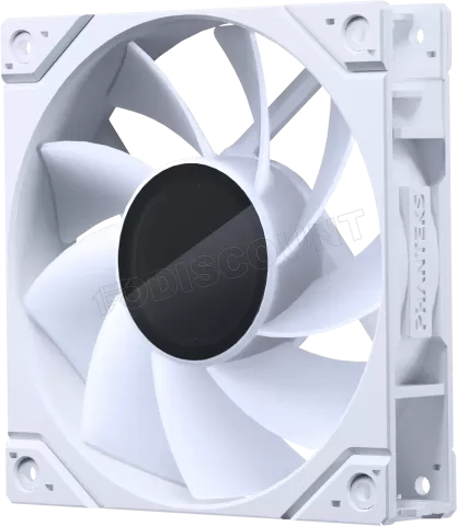 Photo de Lot de 3 Ventilateurs de boitier Phanteks M25 Gen2 RGB - 12cm (Blanc)
