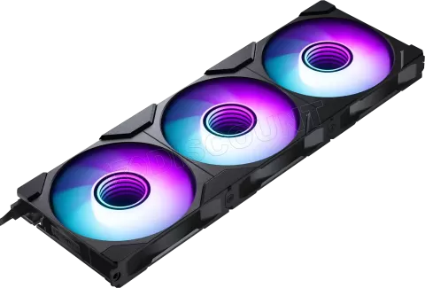 Photo de Lot de 3 Ventilateurs de boitier Phanteks M25 Gen2 RGB - 12cm (Noir)