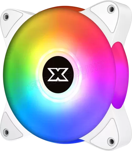 Photo de Lot de 3 Ventilateurs de boitier Xigmatek Galaxy III Essential RGB (Blanc)