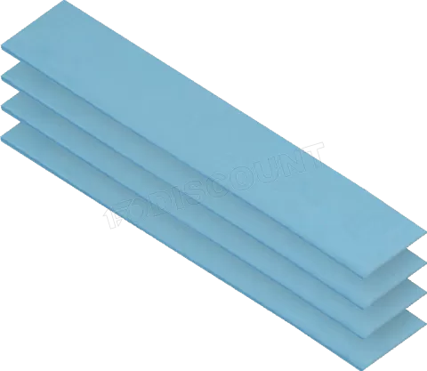 Photo de Lot de 4 Pads thermiques Arctic TP-3 120x20x0,5mm (Bleu)