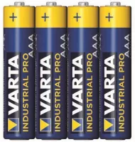 Photo de Lot de 4 Piles Alcaline Varta Industrial Micro AAA 1,5V (LR03)