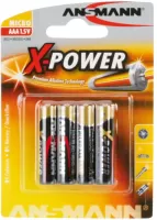 Photo de Lot de 4 piles Alcalines X-Power type AAA (LR03) 1,5V