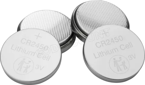 Photo de Lot de 4 Piles plates Verbatim Premium CR2450 3V