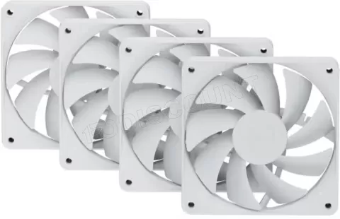 Photo de Lot de 4 Ventilateurs de boitier Hyte FA12 - 12cm (Blanc)