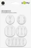 Photo de Lot de 5 Guides pour câbles Goobay (Blanc)