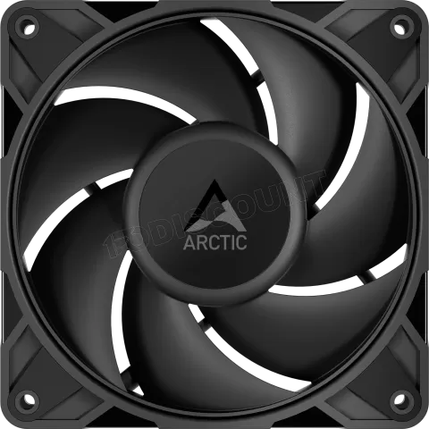 Photo de Lot de 5 Ventilateurs de boitier Arctic P12 Pro PST Low Noise - 12cm (Noir)