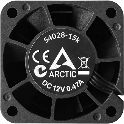 Photo de Lot de 5 Ventilateurs de serveur Arctic S4028-15K - 4cm (Noir)