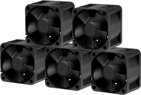 Photo de Lot de 5 Ventilateurs de serveur Arctic S4028-6K - 4cm (Noir)