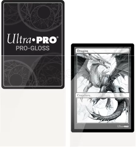 Photo de Lot de 50 Sleeves Ultra Pro Pro-Gloss Format Standard 66x91mm (Transparent)