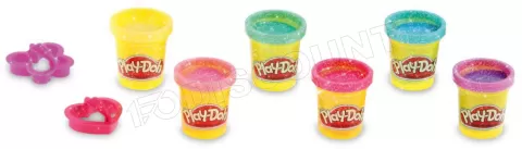 Photo de Lot de 6 mini-pots de Pâte à Modeler Play-Doh paillettes