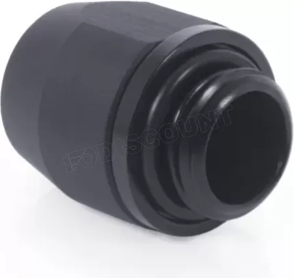Photo de Lot de 6 Raccords à compression pour Tube Ø7,6/12,7mm - G1/4" Alphacool HF TPV Metal (Noir)