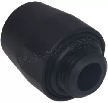 Photo de Lot de 6 Raccords à compression pour Tube Ø7,6/12,7mm - G1/4" Alphacool HF TPV Nylon (Noir)