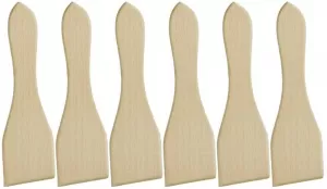 Photo de Lot de 6 Spatules à Raclette en bois