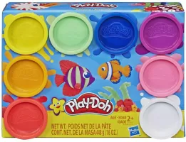 Photo de Lot de 8 pots de Pâte à Modeler Play-Doh Arc-en-Ciel