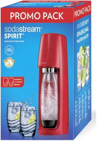 Photo de Machine à gazéifier Sodastream Spirit (Rouge)