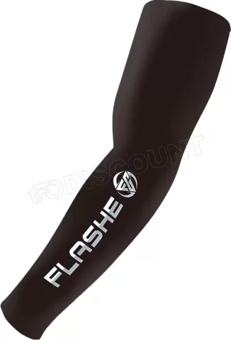 Photo de Manchette Gamer Flashe Gaming Plain - Taille L (Noir)