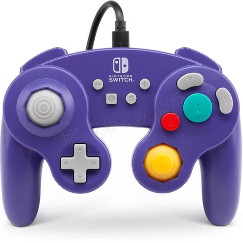 Photo de Manette de jeu filaire PowerA GameCube pour Nintendo Switch (Violet)