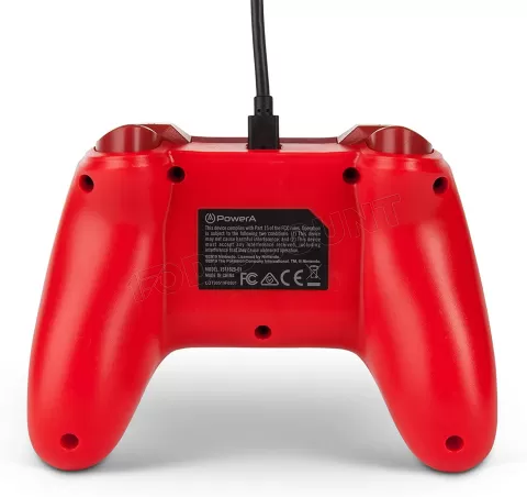 Photo de Manette de jeu filaire PowerA Pokémon Total Salamèche pour Nintendo Switch (Rouge)