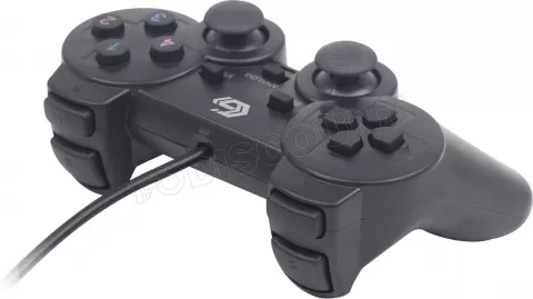 Photo de Manette de jeu Gembird JPD-UDV-01 pour PC (Noir)