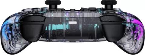 Photo de Manette de jeu sans fil Freaks and Geeks Polychroma (Transparent)