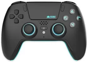 Photo de Manette de jeu sans fil Freaks and Geeks pour PS5/PC (Noir)