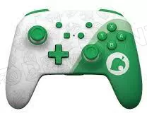 Photo de Manette de jeu sans fil PowerA Animal Crossing : Nook Inc. pour Nintendo Switch (Vert/Blanc)