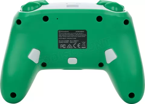 Photo de Manette de jeu sans fil PowerA Animal Crossing : Nook Inc. pour Nintendo Switch (Vert/Blanc)