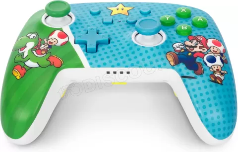 Photo de Manette de jeu sans fil PowerA Enhanced Mario Super Star Friends pour Nintendo Switch