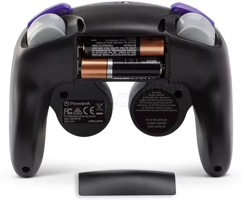 Photo de Manette de jeu sans fil PowerA GameCube pour Nintendo Switch (Noir)