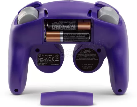 Photo de Manette de jeu sans fil PowerA GameCube pour Nintendo Switch (Violet)