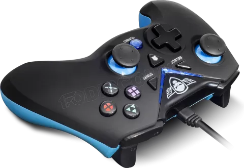 Photo de Manette de jeu Spirit of Gamer XGP Xtrem pour PS3 (Noir/Bleu)