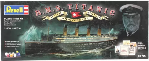 Photo de Maquette Revell 65804 - Navire Modèle R.M.S. Titanic Special Edition 100ème anniversaire (1:140)