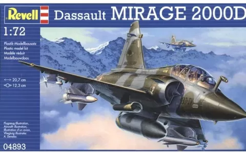 Photo de Maquette Revell Avion de chasse Français Mirage 2000D