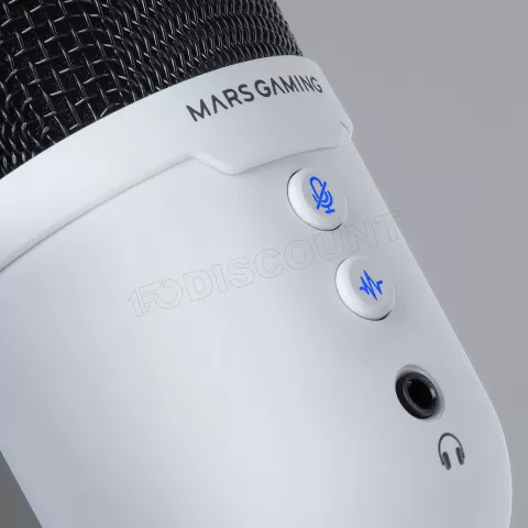 Photo de Microphone Mars Gaming MMIC-CX RGB (Blanc)