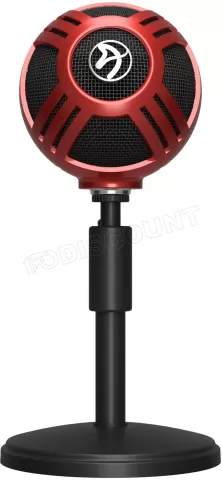 Photo de Microphone sur pied Arozzi Sfera USB (Rouge)