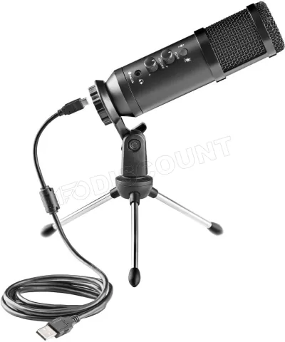 Photo de Microphone sur pied NGS GmicX-110 USB (Noir)