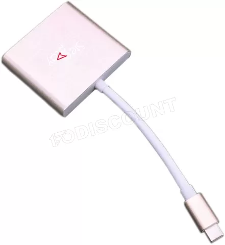Photo de Mini Dock Adaptateur SteelPlay USB-HDMI pour Console Switch (Gris)
