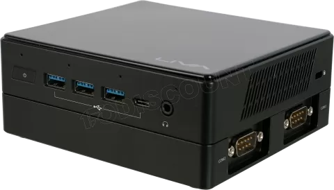 Photo de Mini PC ECS Elite Group Liva Z3E Plus - Core i3 10ème Gen (Noir)