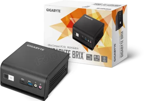 Photo de Mini PC Gigabyte Brix GB-BMCE-4500C - Intel Celeron N4500 (FreeDOS) (Noir)