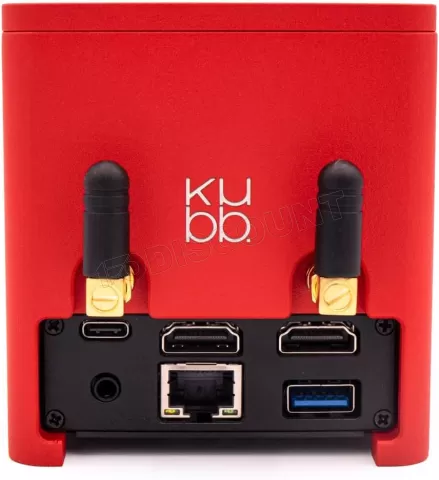 Photo de Mini PC Kubb Mini - Intel N150 256Go (Rouge) Win11 Pro