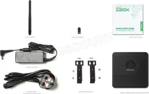 Photo de Mini PC Zotac Zbox Edge MI646 (Noir)