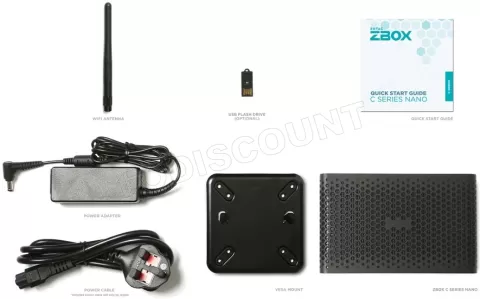 Photo de Mini PC Zotac Zbox Nano CI625 (Noir)