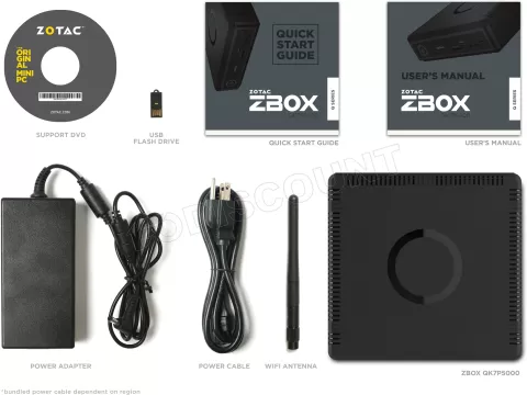 Photo de Mini PC Zotac Zbox Pro QK7P5000 (Noir)