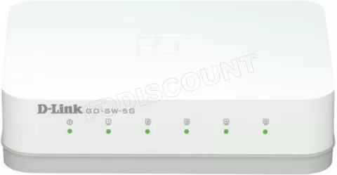 Photo de Mini Switch réseau ethernet Gigabit D-Link GO-SW-5G - 5 ports