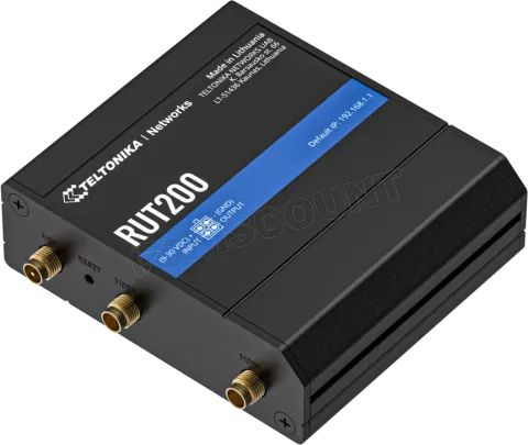 Photo de Modem Routeur Wifi 4G WiFi industriel Teltonika RUT200 (Noir)