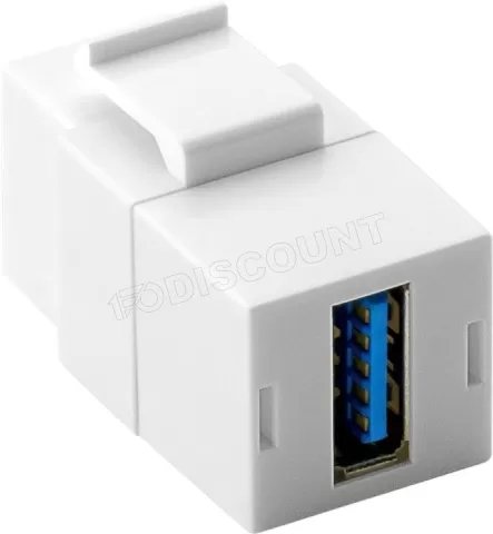 Photo de Module Keystone Goobay USB 3.0 (Type A) (Blanc)