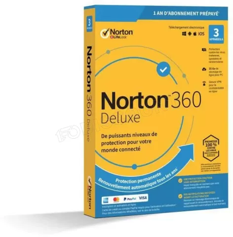 Photo de Norton 360 Deluxe - 3 appareils / 1 an