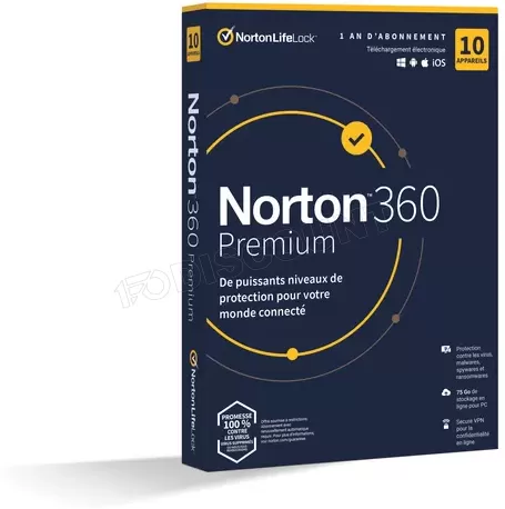 Photo de Norton 360 Premium Fr - 10 appareils - 1 an