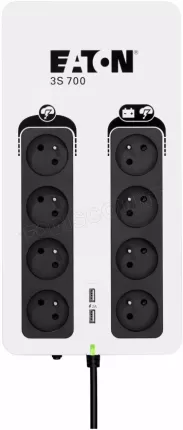 Photo de Onduleur Eaton 3S Gen 2 FR - 700VA (Blanc/Noir)