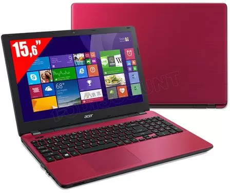 Photo de Ordinateur portable ACER Aspire E5-521-295H Rouge (15,6")